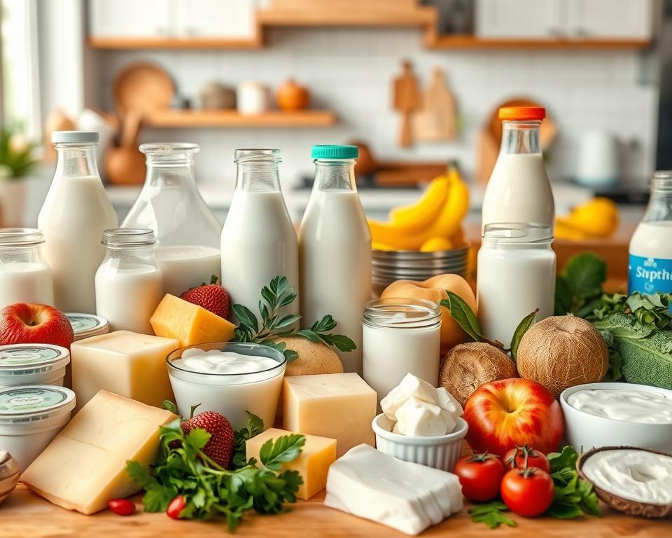 Dairy and non-dairy alternatives for calcium factor