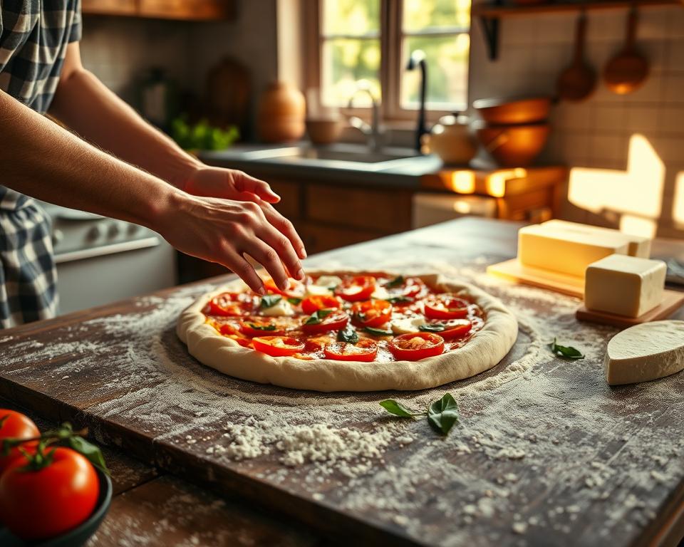 pizza making