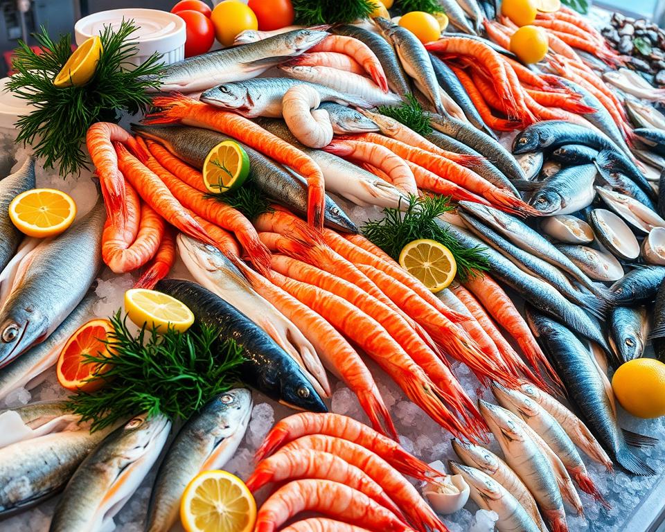 seafood variety