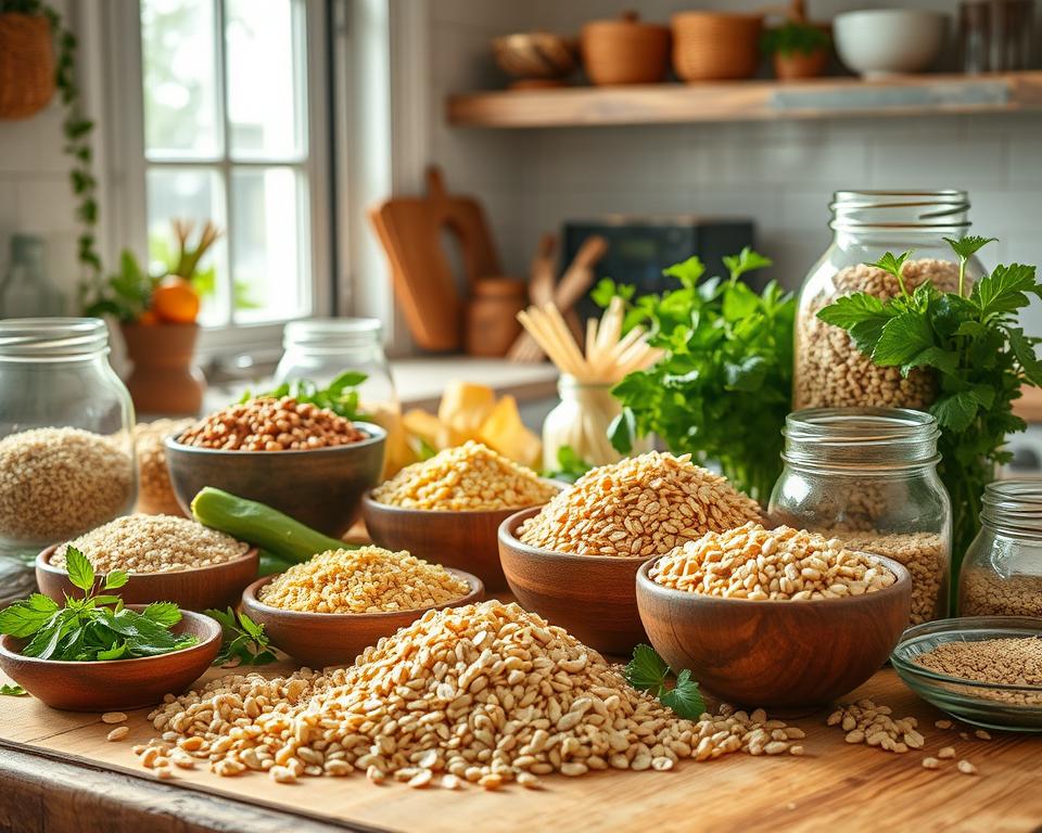 whole grains in a healthy diet